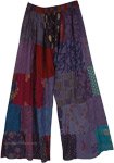 Violet Garden Patchwork Bohemian Trousers