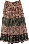 Gypsy Maxi Skirt with Tinkle Bell Drawstring [8311]