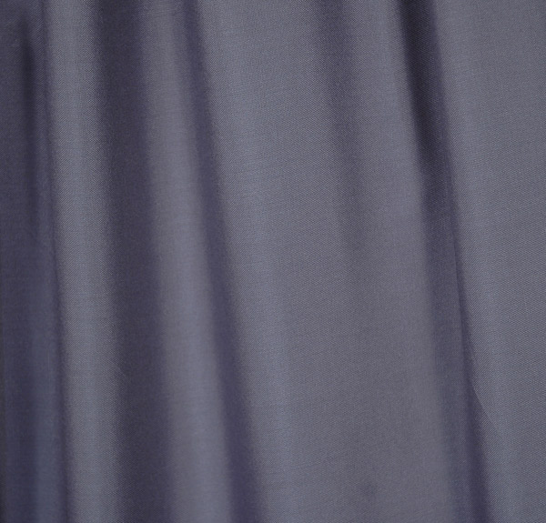 Steel Grey Solid Wide Leg Rayon Pants