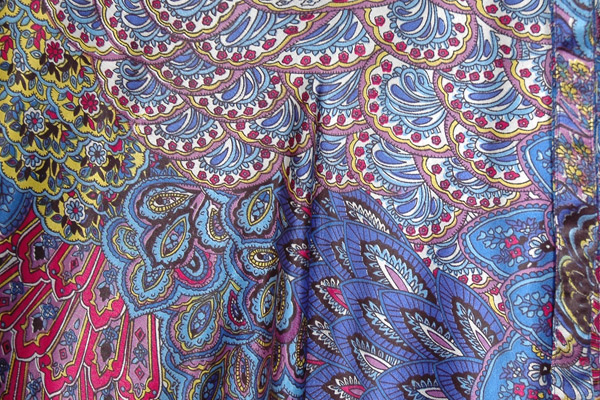 Under The Sea Floral Long Wrap Skirt | Purple | Wrap-Around-Skirt, High ...