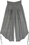 Blue Pottery Geometric Wide Leg Gaucho Pants