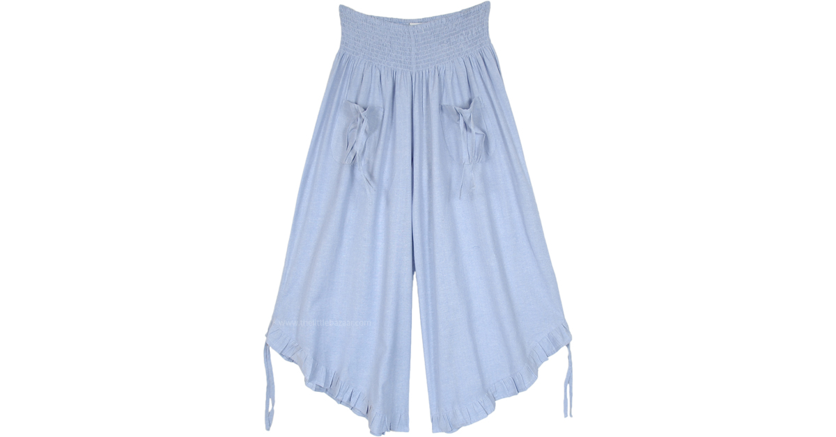 sky blue formal pants