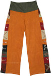 Bohemian Trousers Cotton Patchwork with Embroidery [8438]