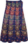 Bohemian Printed Wrap Around Skirt