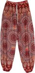 Trident Mandala Bohemian Harem Pants