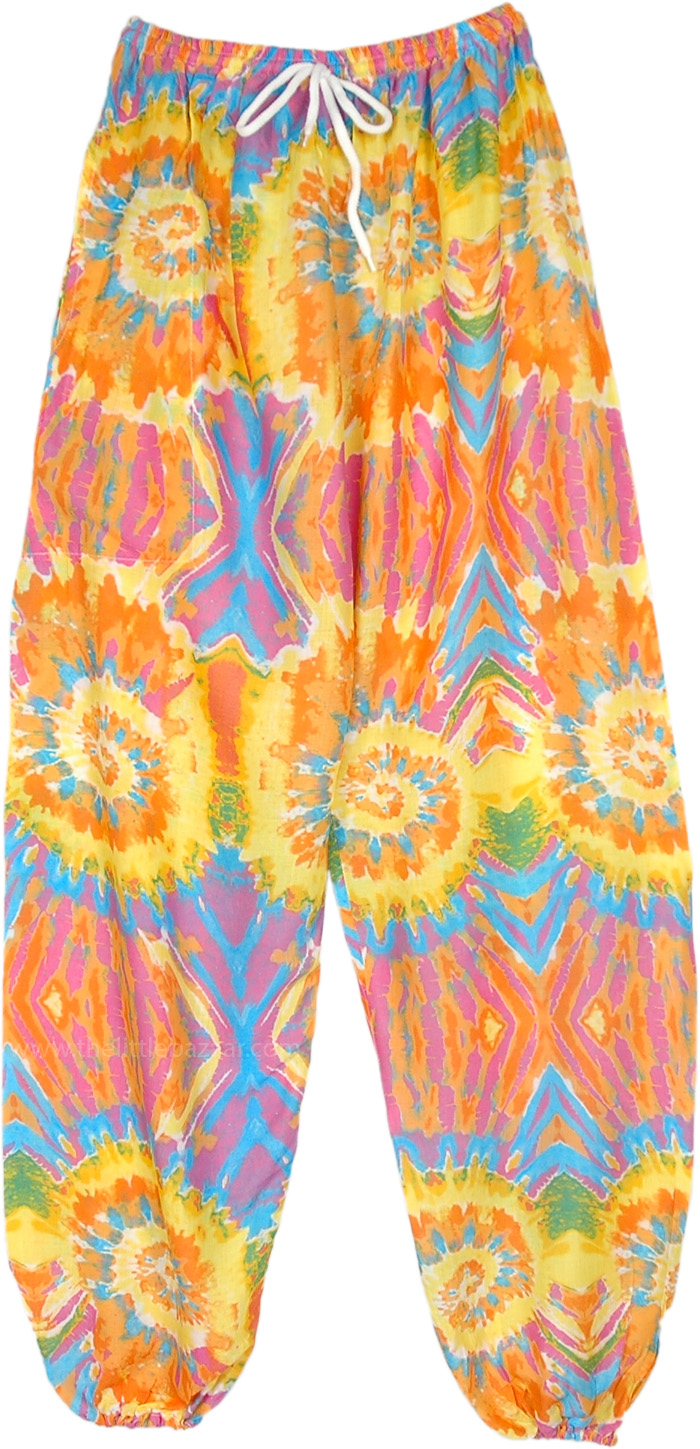 Circus Magic Printed Hippie Harem Pants