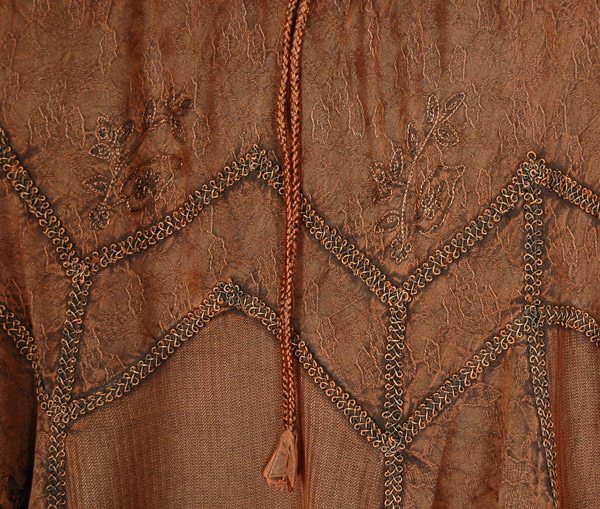Rustic Hues Western Maxi Skirt with Embroidery