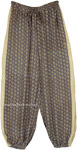 Subtle Saffron Crochet Long Skirt with Drawstrings