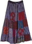 The Persian Bazaar Patchwork Bohemian Long Skirt