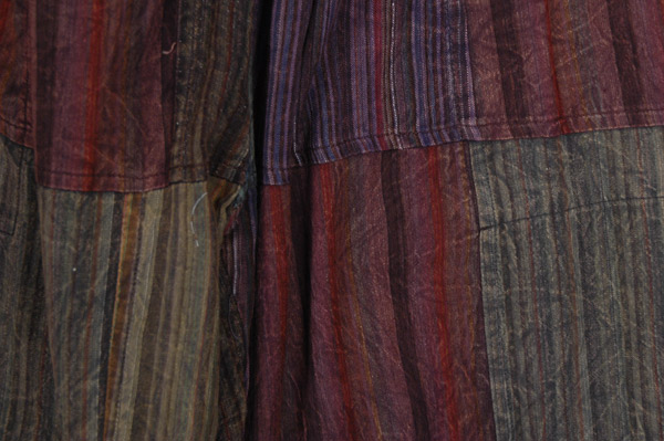 Arabian Nights Striped Patchwork Harem Pants