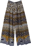 Royal indian Palace Palazzo Pants with Paisley Print