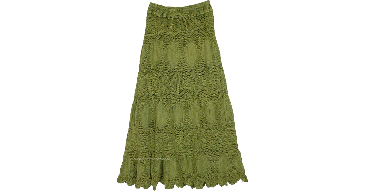 スカート Olive Crochet Skirt leinwande Olive Crochet Skirt leinwande - メルカリ