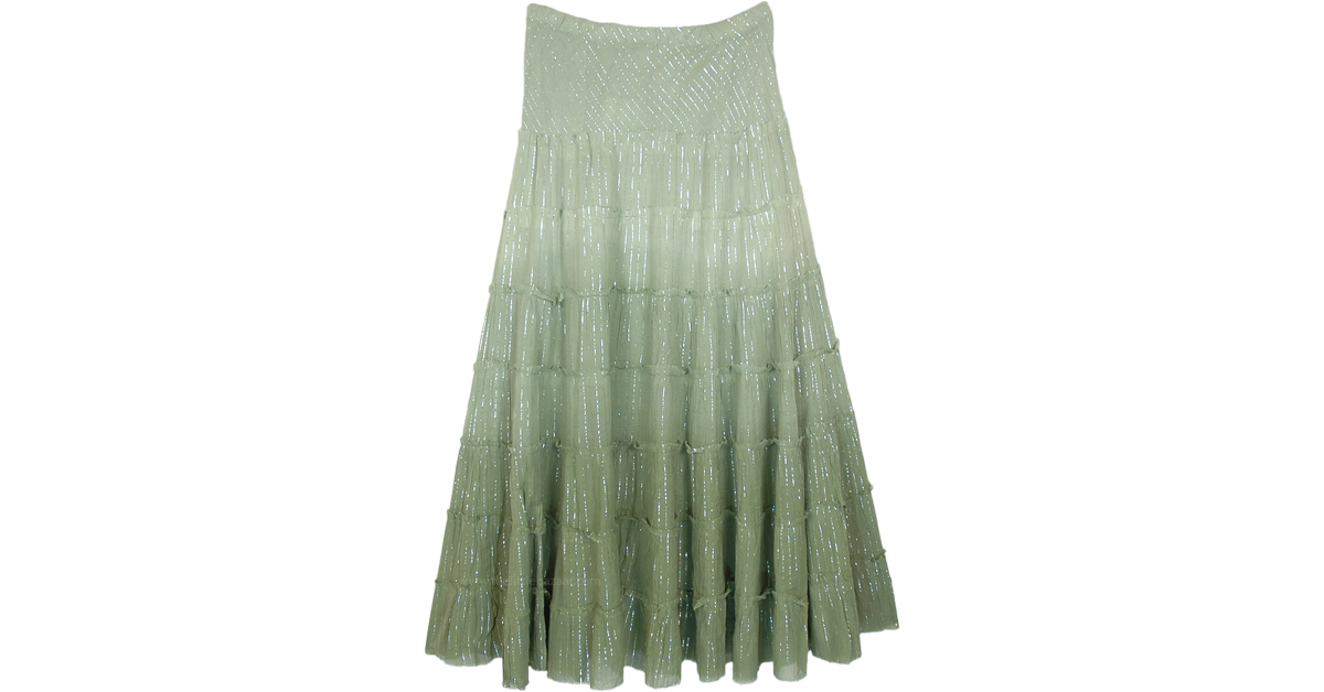 Flounce Lace Design Long Skirt – ARCANA ARCHIVE