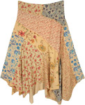 From Dawn To Dusk Asymmetric Bohemian Floral Skirt