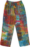 Summer Vibrance Boho Cotton Trousers with Patchwork [9051]