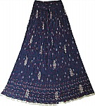 Crinkle Summer Long Skirt 