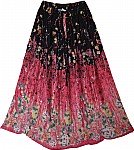 Floral Gypsy Long Skirt