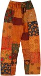 Unisex Comfort Fit Wide Leg Gypsy Pants in Cotton  [9117]