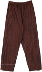 Unisex Comfort Fit Wide Leg Gypsy Pants in Cotton  [9127]
