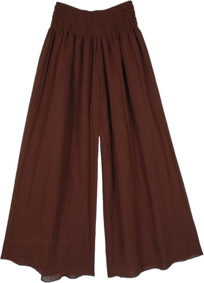 Brown Palazzo Pants