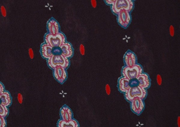 Excelsior Navy Long Bohemian Skirt