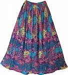 Womens Breezy Summer Garden Skirt