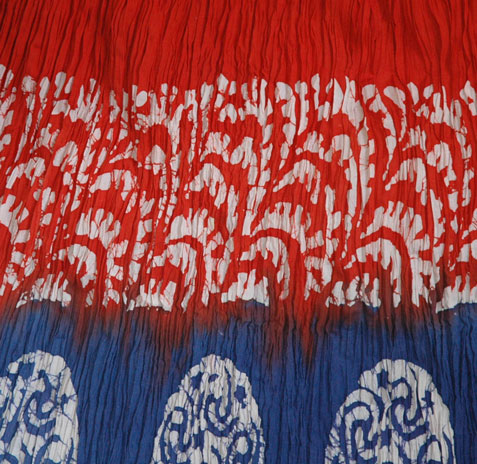 Fish Batik Print Skirt