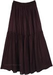 Everyday Chic Black Long Skirt