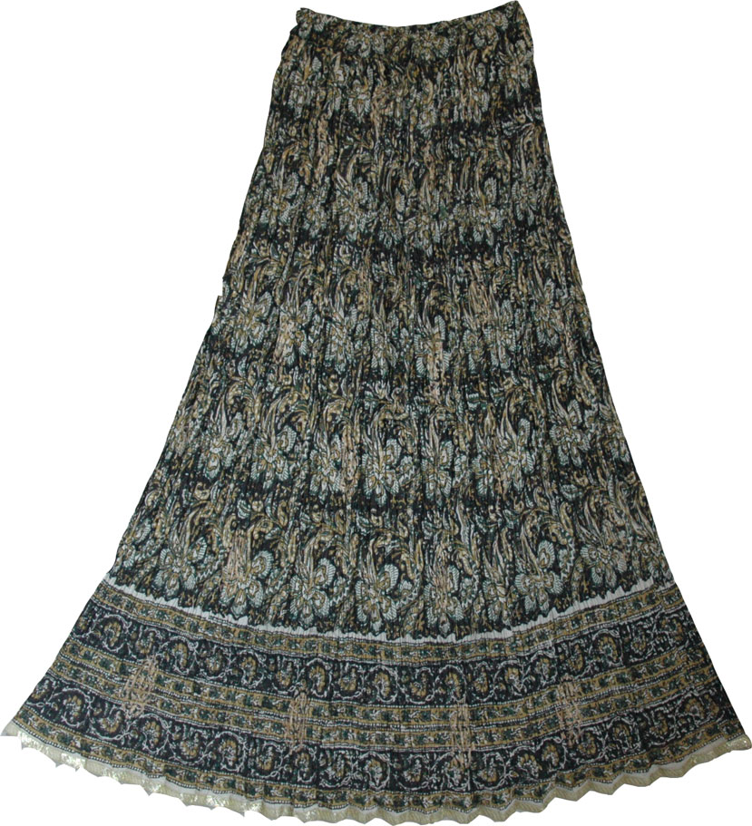 Womens Bohemian Long Skirt