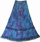 Blue Hue Cotton Skirt  