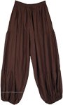 Boho Chic Loungewear Rayon Loose Pants with Elastic Waist [9428]