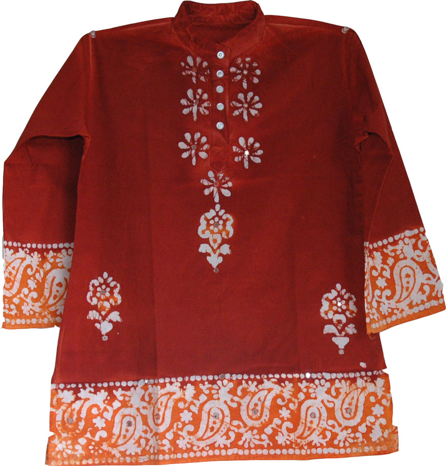 Persian Plum Cotton Tunic