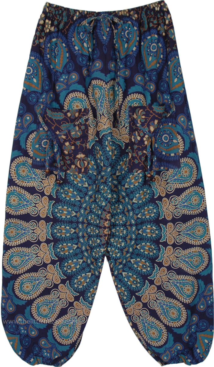 Mandala Meditation Printed Bohemian Lounge Harem Pants