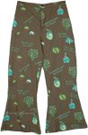 Scribbled Enviro Summer Pants with Pattered Prints [9579]