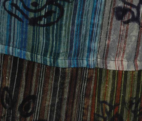Shades Of The Night Patchwork Hippie Harem Pants
