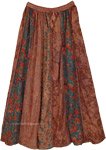 Gypsy Flower Celebration Skirt with Wrap Waist