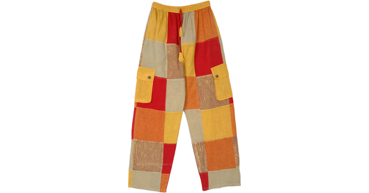 パンツ KIRSH Applique Jersey Pants Melange Orange KKSSCPT502MORM QUYUON Womens Tall Pants Clearance Solid Color High-Waist