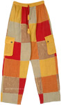 Sunrise Blocks Boho Patchwork Pants