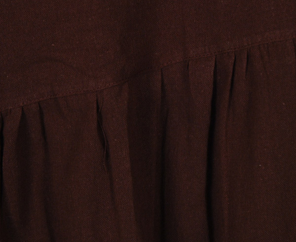 Brownie Natural Cotton Wide Harem Trousers | Brown | Split-Skirts-Pants ...