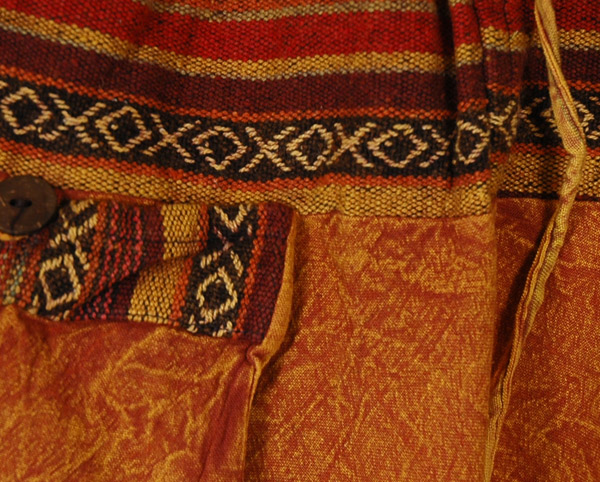 Tangerine Tango Hippie Style Drop Crotch Pants