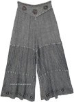 Ruby Grey Washed Palazzo Boho Pants