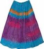 Tie Dye Skirt in Summer Colors