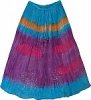 Tie Dye Skirt in Summer Colors