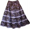 Cocoa Brown Cotton Summer Skirt