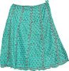Spiral Tie Dye Curved Hem Divided Skirt