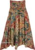 Sandalwood Cotton Handkerchief Hem Skirt Dress