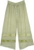 Fresh Fern Loose Tiered Petite Wide Leg Pants