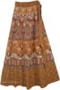 Rope Bohemian Wrap Around Long Skirt