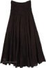 Pretty in Violet Tiered Long Skirt