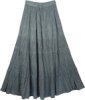 Ombre Flowy Grey Shimmer Skirt